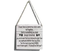 Farmhouse Signs Gift If Ever There Is Tomorrow When We Are Not Together Wood Wall Art Sign Rustic Wall Art Home Decoration 5X5 Inches