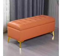 Farmhouse Style ge Storage Bench for Bedroom & Entryway 120x40x43 cm Rectangular Upholstered Bench with Hidden Storage Elegant & Functional Furniture.