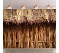 farmhouse style thatched roof wall background suitable for weddings birthdays anniversariesL party banner