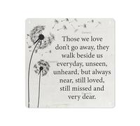 Farmhouse Style Those We Love Don't Go Away Sign Sign Decor Remembrance Plaque Sign Home Decorations Loss of Loved One Gift Metal Tin Sign Wall Decor 8 * 8 in