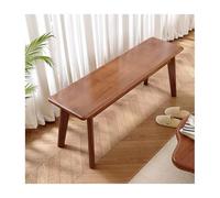 Farmhouse Style Wooden Bench for Entryway Dining Room Bedroom39 White Indoor Seating Slim Fit Bedside or Window Seat Elegant Hallway Furniture