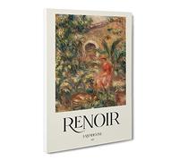 Farmhouse Vol.1 By Pierre Auguste Renoir Canvas Print | Gallery Wrapped 30mm Frame Wall Art | 20x14 inches | Ready to Hang | Impressionist Picture | Living Room Bedroom Lounge Office