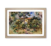 Farmhouse Vol.2 by Pierre-Auguste Renoir Framed Print | A2 Oak Framed Wall Art | Ready to Hang | Farmhouse Nature Picture | Living Room Bedroom Lounge Office