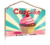 Farmhouse Wall Decor Signs Cupcake Always Good Playroom Decor The Room Decorations(15X28CM)