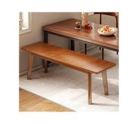 Farmhouse Walnut Wood Bench39.4 Indoor Dining Table Seat Versatile Entryway & Bedroom Bench Stylish Living Room & Hallway Furniture.