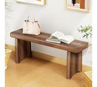 Farmhouse Wood Bench for Entryway & Living Room Natural Wood Furniture for Hallway Versatile Indoor Seating Rustic Home Decor Durable & Stylish Design