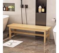 Farmhouse Wooden Bench for Living Room & Dining RoomArmless Design Low Height Storage Bench for Entryway Ideal Entryway Organizer Bed End Seating Solution