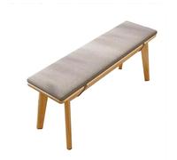 Farmhouse Wooden Dining BenchUpholstered Entryway & Bedroom Seat Indoor Bench for Dining Table Narrow End of Bed rage Ideal for Living Room & Hallway
