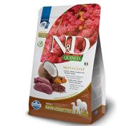 Farmina NandD Quinoa Skin and Coat in Venison and Coconut for All Breeds Adult Dogs - 2.5kg
