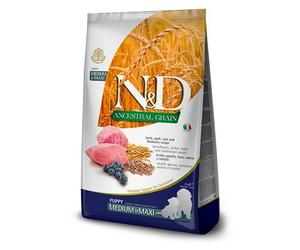 Farmina NandD Ancestral Grain in Lamb and Blueberry for Medium/Maxi Puppy - 12kg