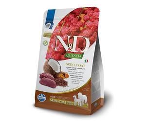 Farmina NandD Quinoa Skin and Coat in Venison and Coconut for Medium/Maxi Adult Dogs - 7kg