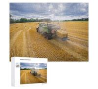 Farming Cubes Artistic Wooden Jigsaw Puzzle for Adults, 500 PCS