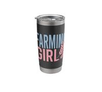 Farming Daughter Ranching Planting Stainless Steel Insulated Tumbler