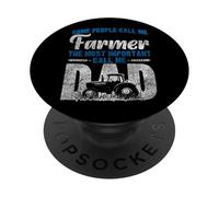 Farming Farmer Dad Father Tractor Retro Vintage Some People PopSockets Adhesive PopGrip