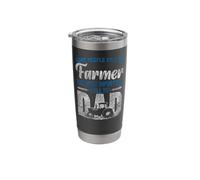 Farming Farmer Dad Father Tractor Retro Vintage Some People Stainless Steel Insulated Tumbler