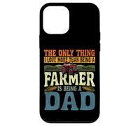 Farming Farmer Dad Father Tractor Vintage Retro The Only Case for iPhone 12 mini