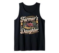 Farming Farmer Daughter Tractor Farmer's Daughter Tank Top