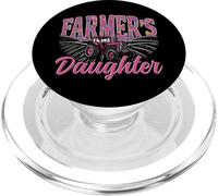 Farming Farmer Daughter Tractor Vintage Farmer's Daughter PopSockets PopGrip for MagSafe