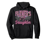 Farming Farmer Daughter Tractor Vintage Farmer's Daughter Pullover Hoodie