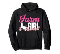 Farming Farmer Girl Farm Girl Pullover Hoodie