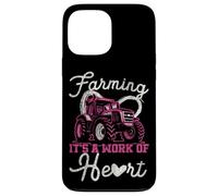 Farming Farmer Girl Tractor Retro Vintage Farming It's A Case for iPhone 13 Pro Max