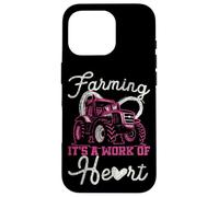 Farming Farmer Girl Tractor Retro Vintage Farming It's A Case for iPhone 16 Pro