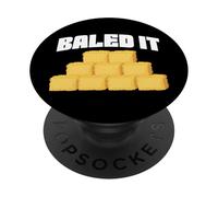 Farming Farmer Hay Bale Pun Baled It PopSockets Adhesive PopGrip