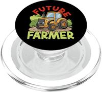 Farming Farmer Toddler Child Vintage Future Farmer PopSockets PopGrip for MagSafe