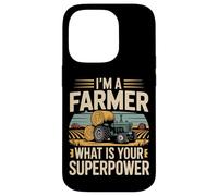 Farming Farmer Tractor I'm A Farmer What Is Your Superpower Case for iPhone 14 Pro