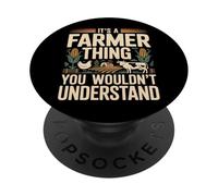 Farming Farmer Tractor It's A Farmer Thing You Wouldn't PopSockets Adhesive PopGrip