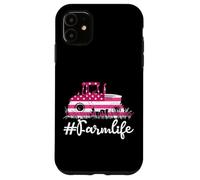 Farming Farmer Tractor Retro Vintage #Farmlife Case for iPhone 11