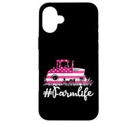Farming Farmer Tractor Retro Vintage #Farmlife Case for iPhone 16 Plus