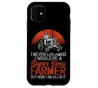 Farming Farmer Tractor Retro Vintage I Never Dreamed I Would Case for iPhone 11