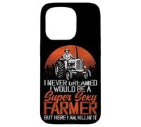 Farming Farmer Tractor Retro Vintage I Never Dreamed I Would Case for iPhone 15 Pro