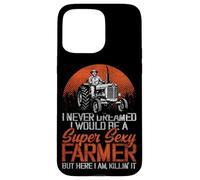 Farming Farmer Tractor Retro Vintage I Never Dreamed I Would Case for iPhone 15 Pro Max