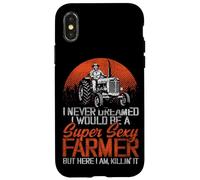 Farming Farmer Tractor Retro Vintage I Never Dreamed I Would Case for iPhone X/XS