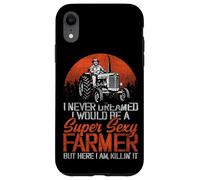 Farming Farmer Tractor Retro Vintage I Never Dreamed I Would Case for iPhone XR