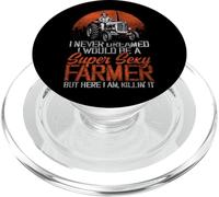 Farming Farmer Tractor Retro Vintage I Never Dreamed I Would PopSockets PopGrip for MagSafe