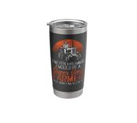 Farming Farmer Tractor Retro Vintage I Never Dreamed I Would Stainless Steel Insulated Tumbler