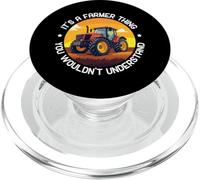 Farming Farmer Tractor Retro Vintage It's A Farmer Thing You PopSockets PopGrip for MagSafe