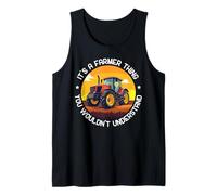 Farming Farmer Tractor Retro Vintage It's A Farmer Thing You Tank Top