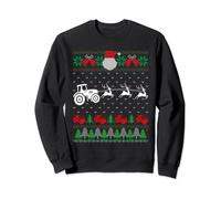 Farming Farmer Tractor Ugly Christmas Sweaters Family Sweatshirt