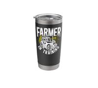 Farming Farmer Tractor Vintage Farmer in Training Stainless Steel Insulated Tumbler