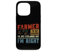 Farming Farmer Tractor Vintage Retro Farmer I'm Not Arguing Case for iPhone 13 Pro