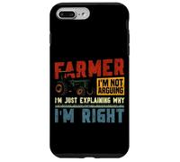 Farming Farmer Tractor Vintage Retro Farmer I'm Not Arguing Case for iPhone 7 Plus/8 Plus
