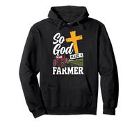 Farming Farmer Tractor Vintage So God Made A Farmer Pullover Hoodie