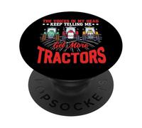 Farming Farmer Tractor Vintage The Voices In My Head Keep PopSockets Adhesive PopGrip