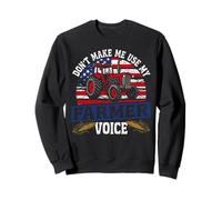 Farming Farmer Tractor Vintage Usa American Flag Don't Make Sweatshirt