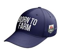 Farming Gifts - Farming Hat - Born to Farm - Funny Farming Baseball Cap - Novelty Gift for Farmers (Navy Blue)