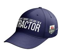 Farming Gifts - Farming Hat - Dont Snore Dream Im a Tractor - Funny Farming Baseball Cap - Novelty Gift for Farmers (Navy Blue)